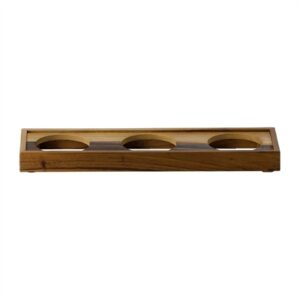 Churchill Alchemy Buffet 3-Bowl Presentation Platforms (4 Pack)