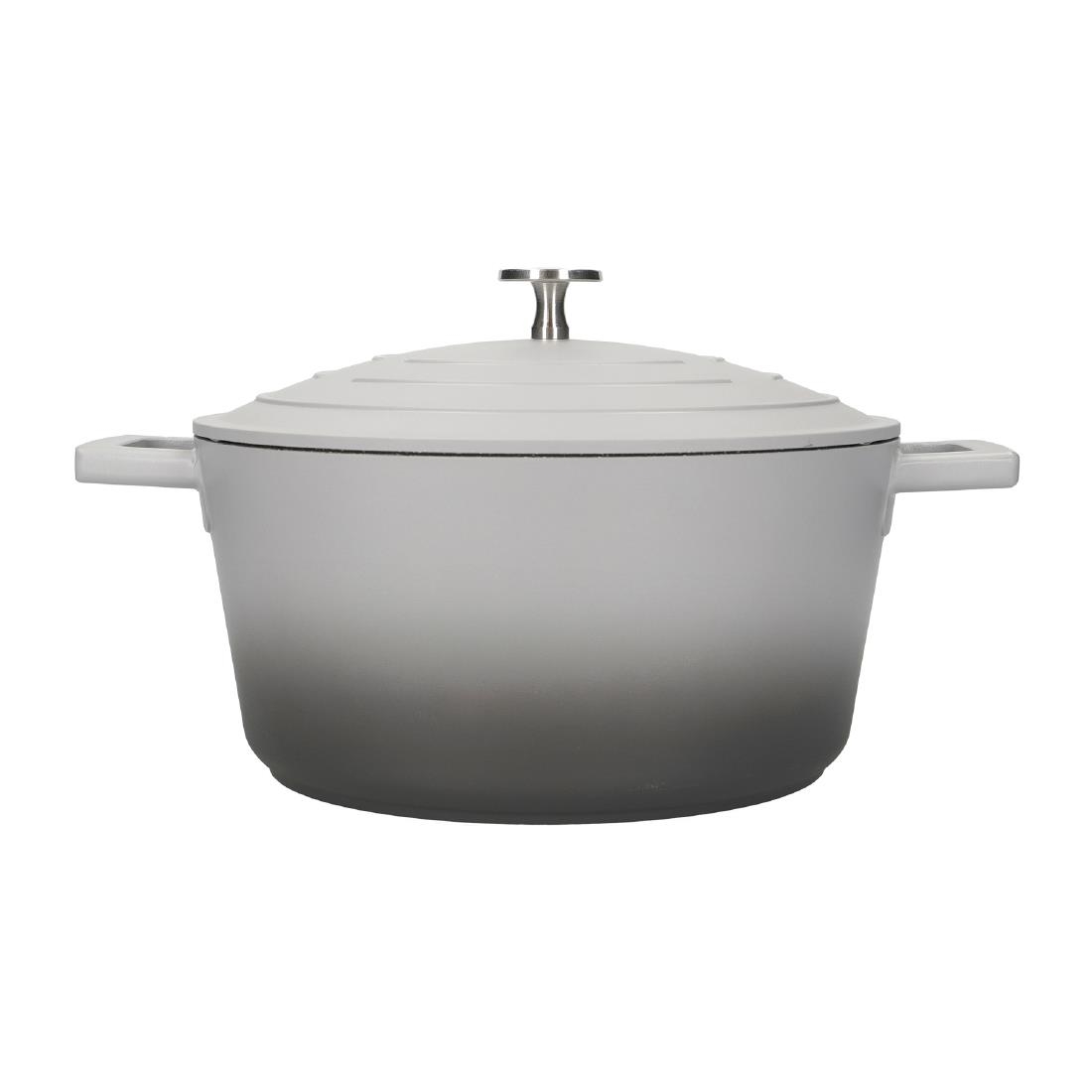 MasterClass Casserole Dish 4000ml Grey Ombre