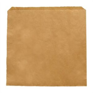 Vegware Compostable Paper Sandwich Bags Kraft - 7x7" (Pack of 1000)