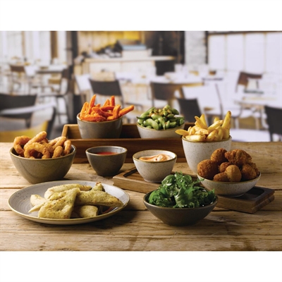 Churchill Stonecast Dip Pots Peppercorn Grey 70mm (12 Pack) - Image 2
