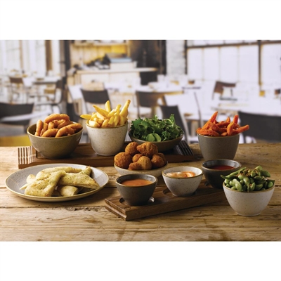 Churchill Stonecast Dip Pots Peppercorn Grey 70mm (12 Pack) - Image 3