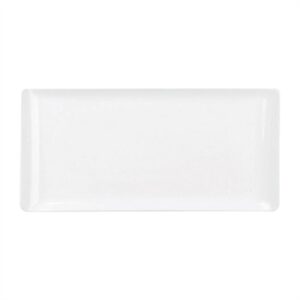 Churchill Melamine Rectangular Trays White 530x325mm (2 Pack)
