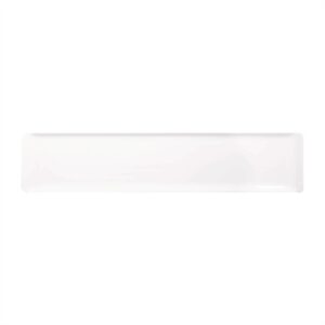 Churchill Melamine Rectangular Trays White 460x100mm (4 Pack)