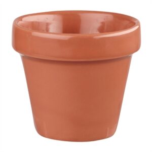 Churchill Bit on the Side Plant Pots Paprika 340ml (12 Pack)