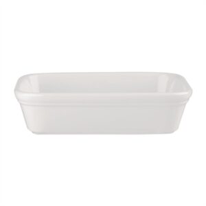Churchill Cookware Shallow Rectangular Dishes White 155x115mm (12 Pack)
