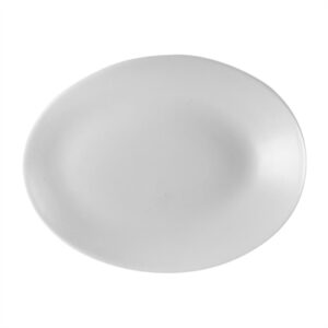 Churchill Orb Oval Plates White 290x227mm (12 Pack)