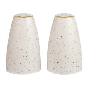 Churchill Stonecast Salt Shakers Barley White 70mm (12 Pack)