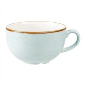 Churchill Stonecast Cappuccino Cups Duck Egg Blue 500ml (6 Pack)