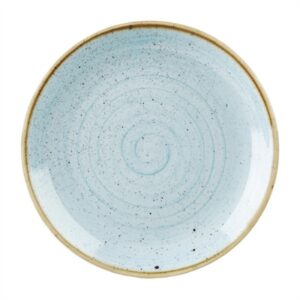 Churchill Stonecast Evolve Coupe Plates Duck Egg Blue 324mm (6 Pack)