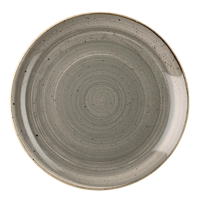 Churchill Stonecast Evolve Coupe Plates Peppercorn Grey 324mm (6 Pack)