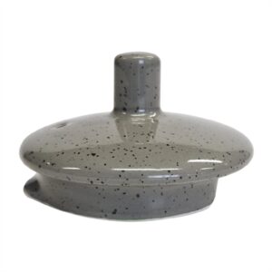 Churchill Stonecast Peppercorn Grey Replacement Lids for 426ml Teapots (6 Pack)
