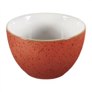 Churchill Stonecast Sugar Bowls Spiced Orange 98mm (12 Pack)