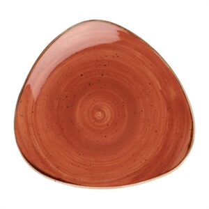 Churchill Stonecast Lotus Plates Spiced Orange 285mm (12 Pack)
