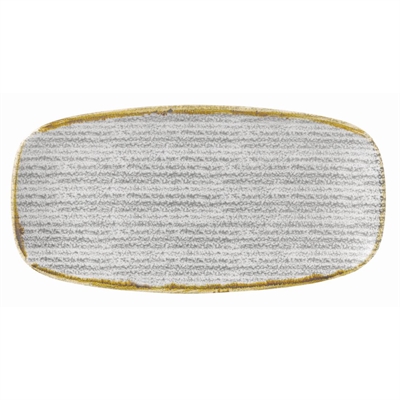 Churchill Studio Prints Homespun Oblong Plates Stone Grey (6 Pack)