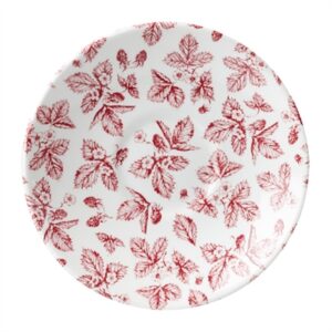 Churchill Vintage Prints Saucers Cranberry Bramble 141mm (12 Pack)