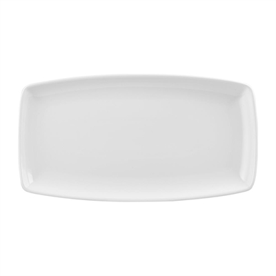 Churchill X Squared Oblong Plates White 298x140mm (12 Pack)
