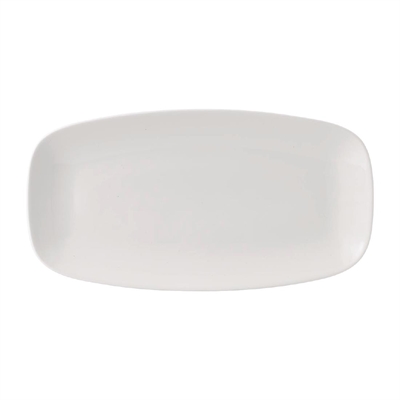 Churchill Chefs' Plates Oblong Platters White 355x189mm (6 Pack)