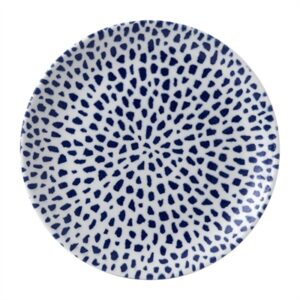 Dudson Terrazzo Coupe Plates Blue 260mm (12 Pack)