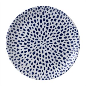 Dudson Terrazzo Coupe Plates Blue 288mm (12 Pack)