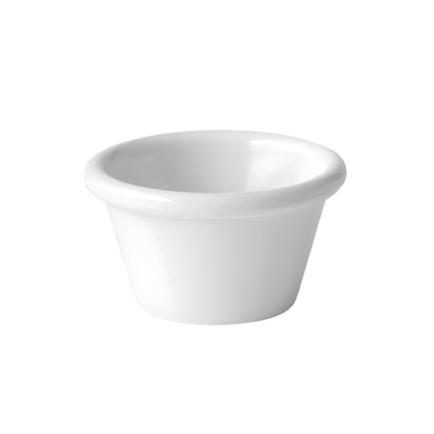Utopia Melamine Ramekins White 40ml (12 Pack)