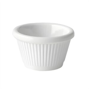 Utopia Fluted Ramekins White 30ml (12 Pack)