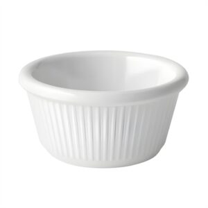 Utopia Fluted Ramekins White 90ml (12 Pack)