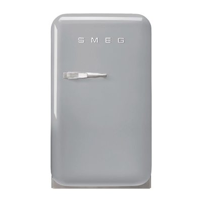 Smeg 50s Retro Mini Bar Fridge Silver FAB5RSV5
