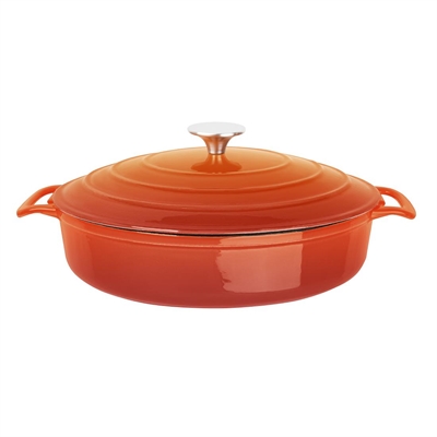 Vogue Round Sauté Pan Orange - 3.5L 280(D)x65(H)mm