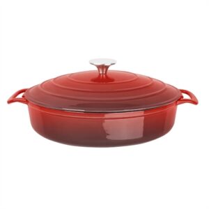 Vogue Round Sauté Pan Red - 3.5L 280(D)x65(H)mm