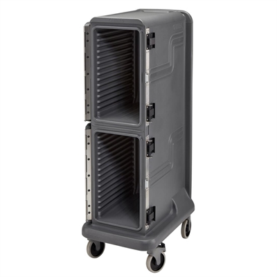 Cambro Ultra Pro Tall Two Door Hot and Cold Food Cart Blue - Image 2
