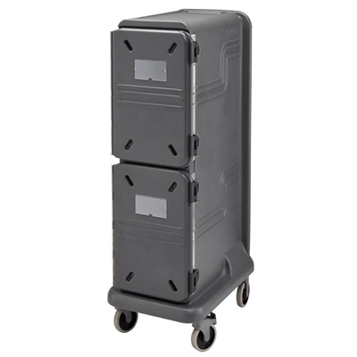 Cambro Ultra Pro Tall Two Door Hot and Cold Food Cart Blue