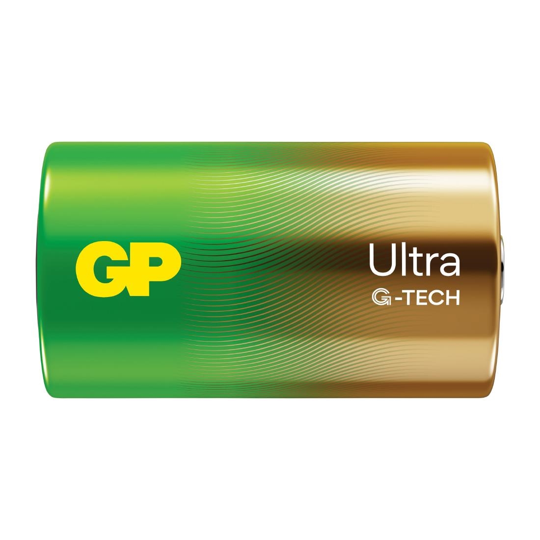 GP Ultra G-Tech Battery D (2 Pack)