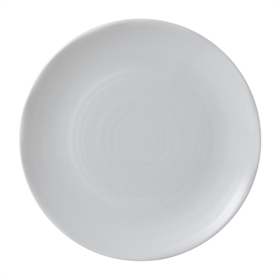 Dudson White Organic Coupe Plates 164mm (12 Pack)