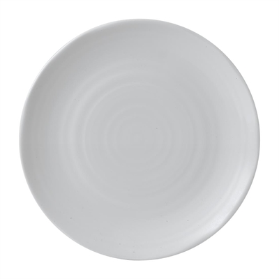Dudson White Organic Coupe Plates 230mm (12 Pack)