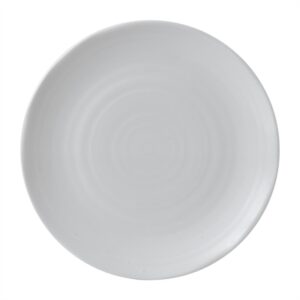 Dudson White Organic Coupe Plates 295mm (12 Pack)