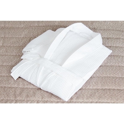Mitre Essentials Honeycomb Bathrobe White XL