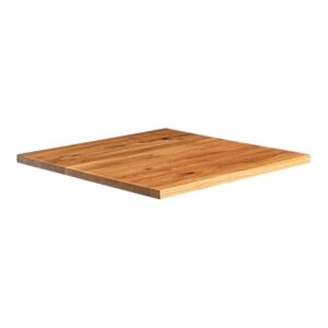 Solid Oak Natural Square Table Top 600x600mm