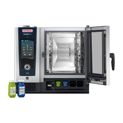 Rational iCombi Pro Electric Combi Oven iCare Autodose 6-1/1 Single Phase - Image 2