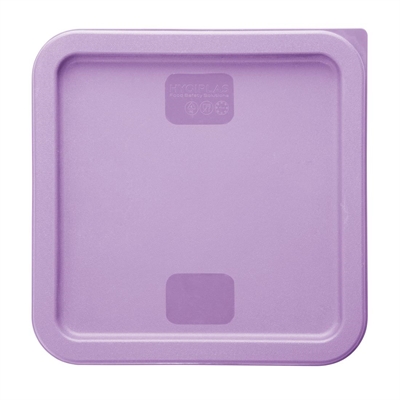 Hygiplas Square Food Storage Container Lid Purple Large - Image 3