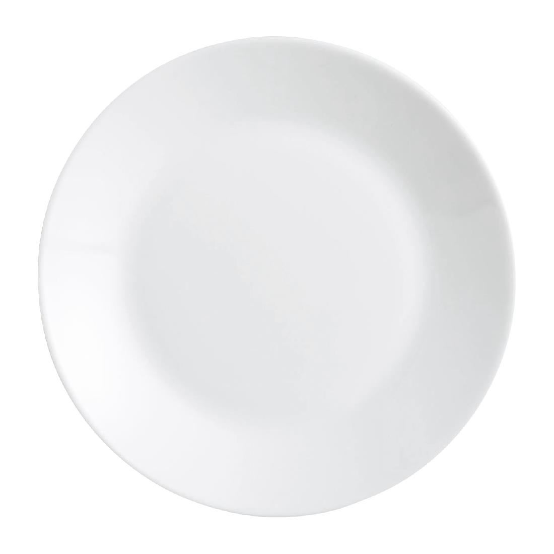 Luminarc Zelie Dessert Plates White 180mm (12 Pack)