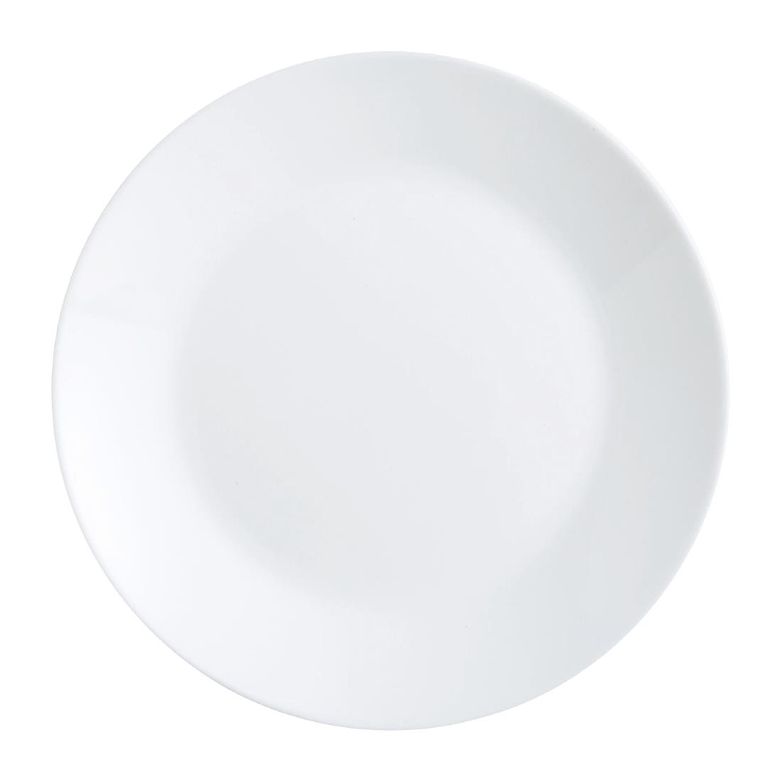 Luminarc ZelIe Dinner Plates White 250mm (12 Pack)