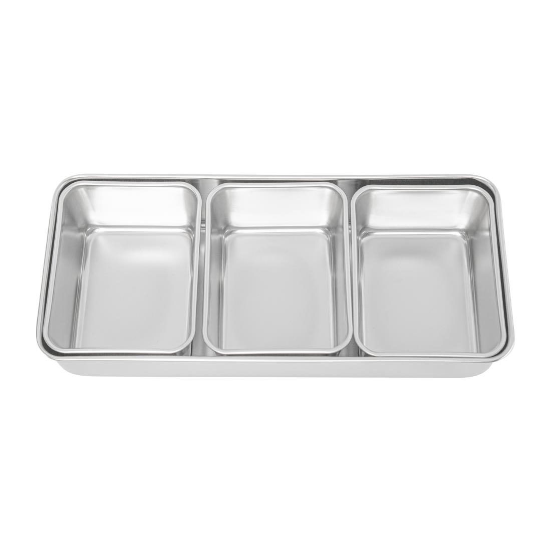 Clover Japanese Yakumi Pan Condiment Holder with 3 Large Inserts