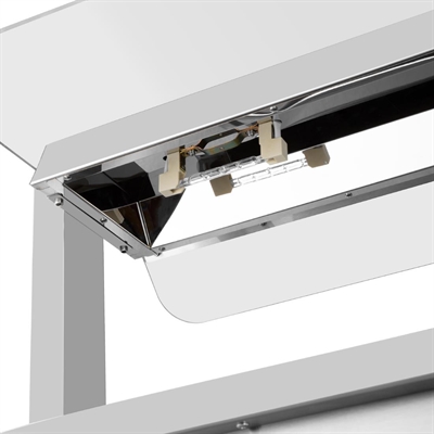 Buffalo Mobile Servery with Solid Heated Top 4x 1/1 GN - Image 9