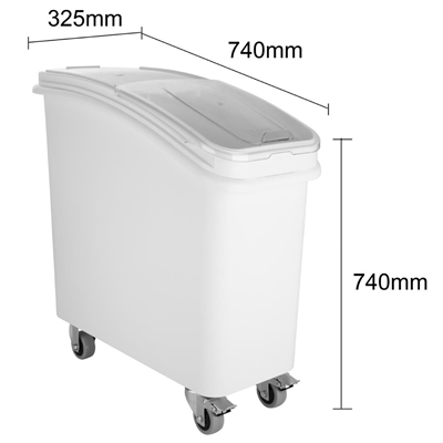 Vogue Ingredient Bin with Scoop 81Ltr - Image 4