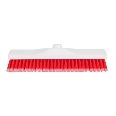 Jantex Soft Hygiene Broom Head Red 400mm - Image 2