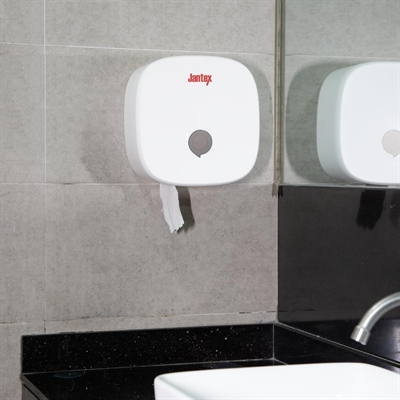 Jantex Jumbo Roll Dispenser White - Image 7