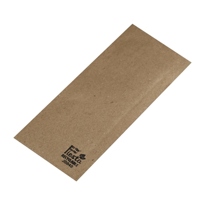 Fiesta Recyclable Paper Cutlery Pouches Kraft (250 Pack) - Image 2