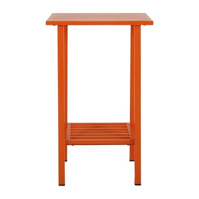 Bolero Spritz Bar Table Vibrant Orange - Image 3