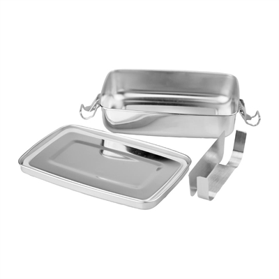 Fiesta Reusable Stainless Steel Food to Go Container 180x120mm - Image 5