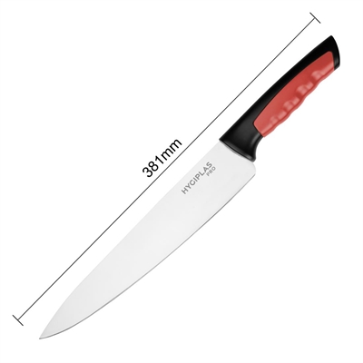 Hygiplas Pro Chef Knife Red 25cm - Image 4